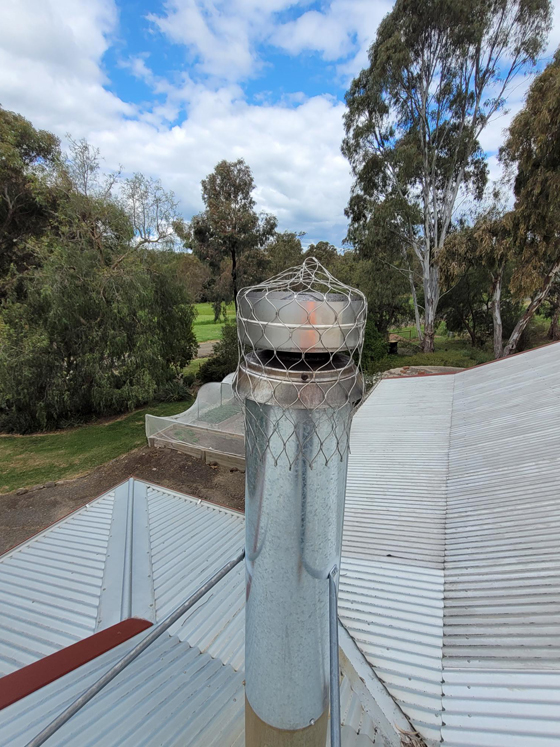 Macedon Ranges Flue Cleaning Bird Netting Installation